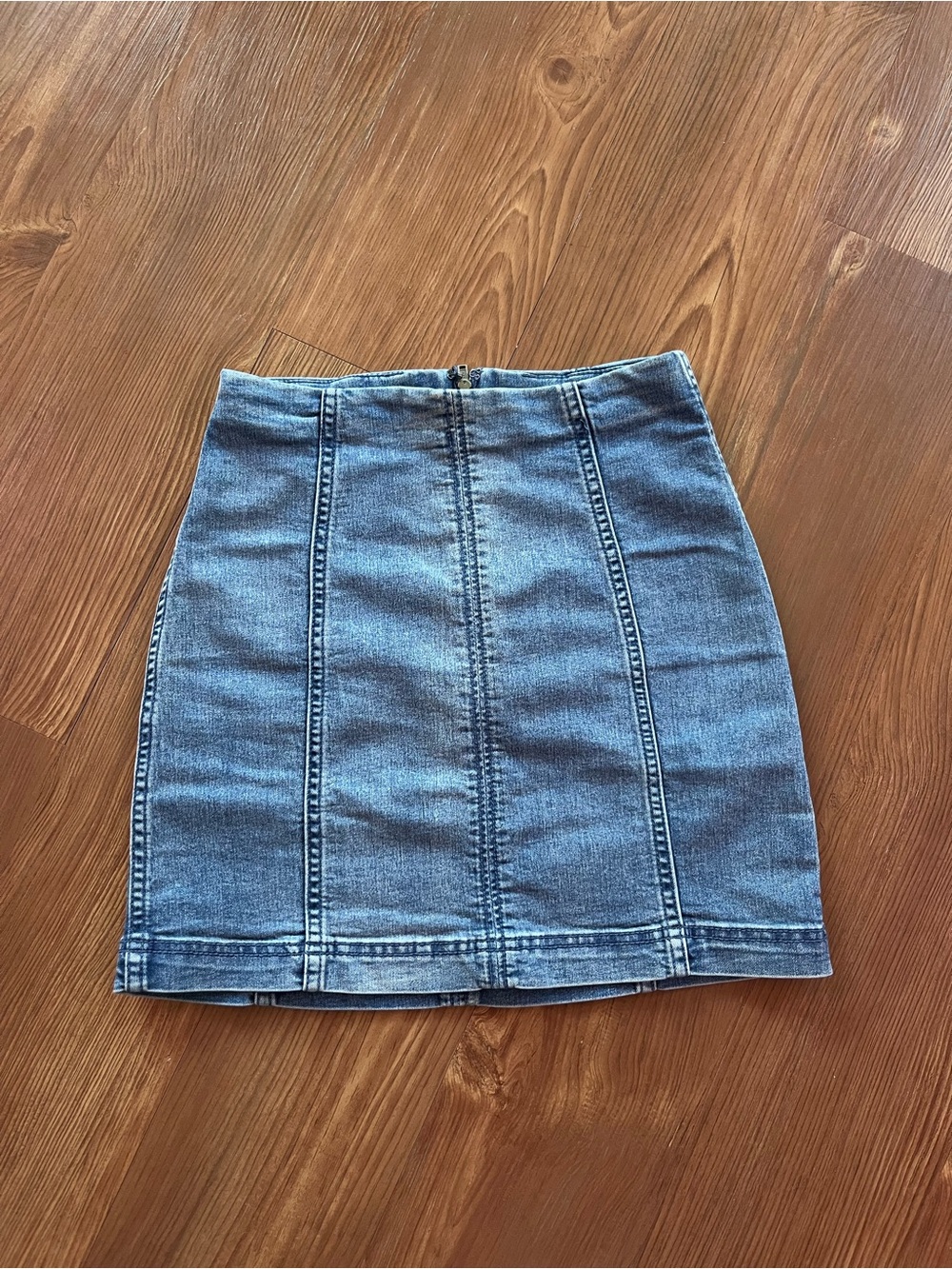 Free People Jean Skirt